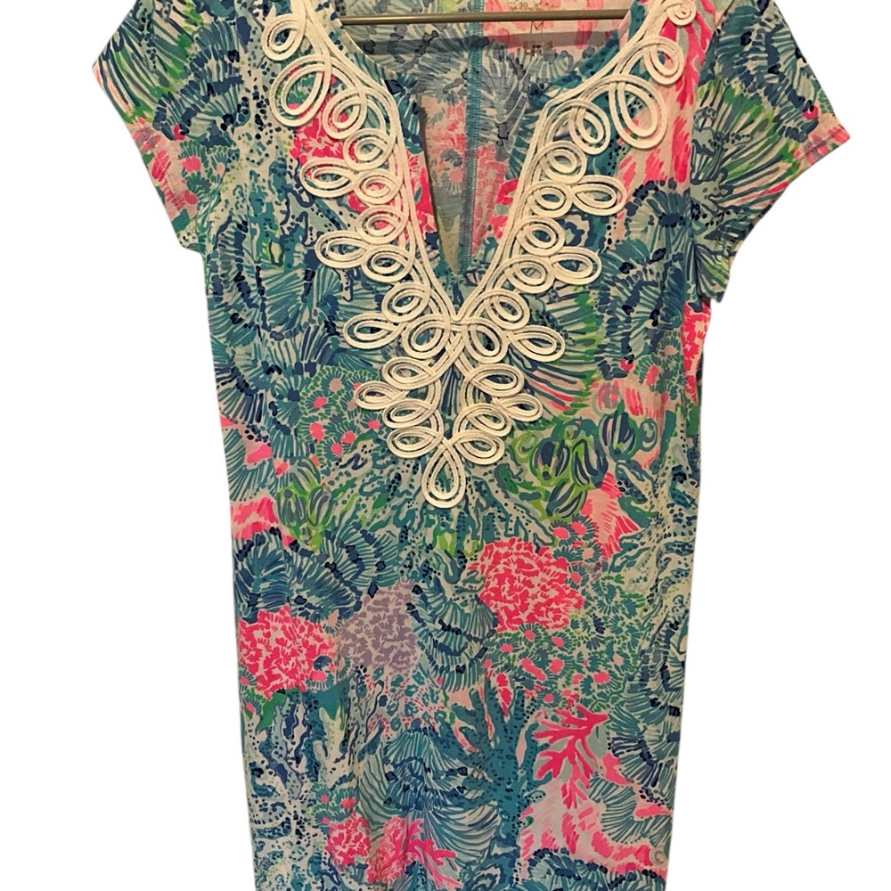 Lilly Pulitzer Brewster Dress in Multi Sink or Swim Sz M